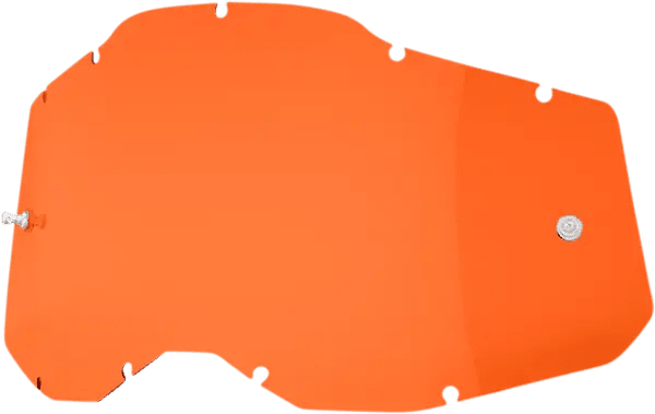 100% Accuri 2/Racecraft 2/Strata 2 brillens – helder/oranje - MxProStoreParts