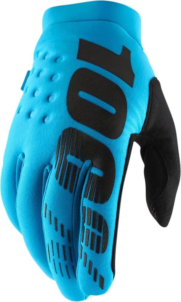 100% Brisker crosshandschoenen turquoise/zwart - MxProStoreParts