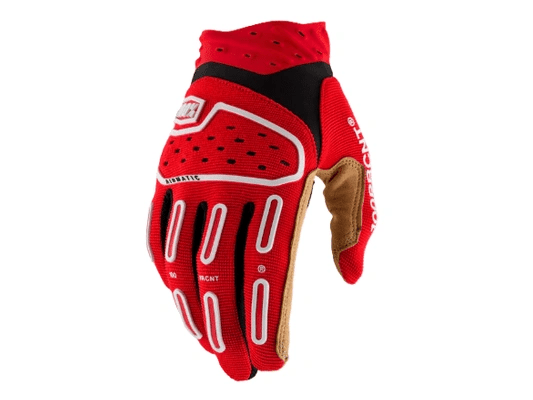100% guantes Airmatic 2 Rojo / Negro Talla L colección 2026 - MxProStoreParts