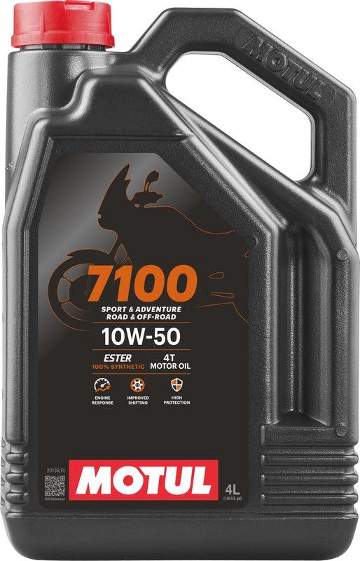 Motul 7100 4T 10W50 100% Synthetic 4 Liters - MxProStoreParts