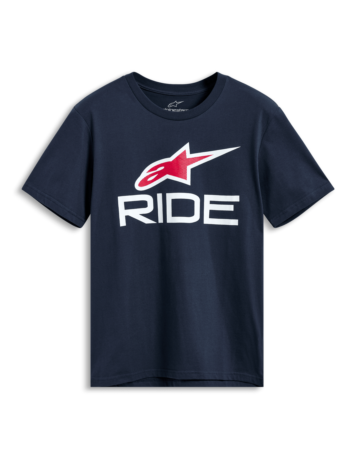Alpinestars T-shirt Ride 4.0 CSF Bleu Marine, Blanc et Rouge - MxProStoreParts