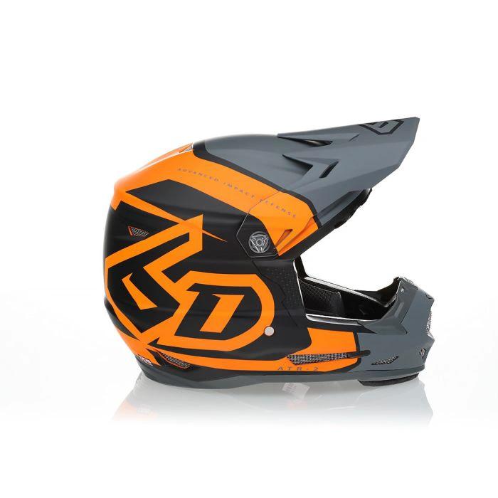 6D Casque Cross ATR-2 Torque Neon Orange Mat Taille Jeune L - MxProStoreParts