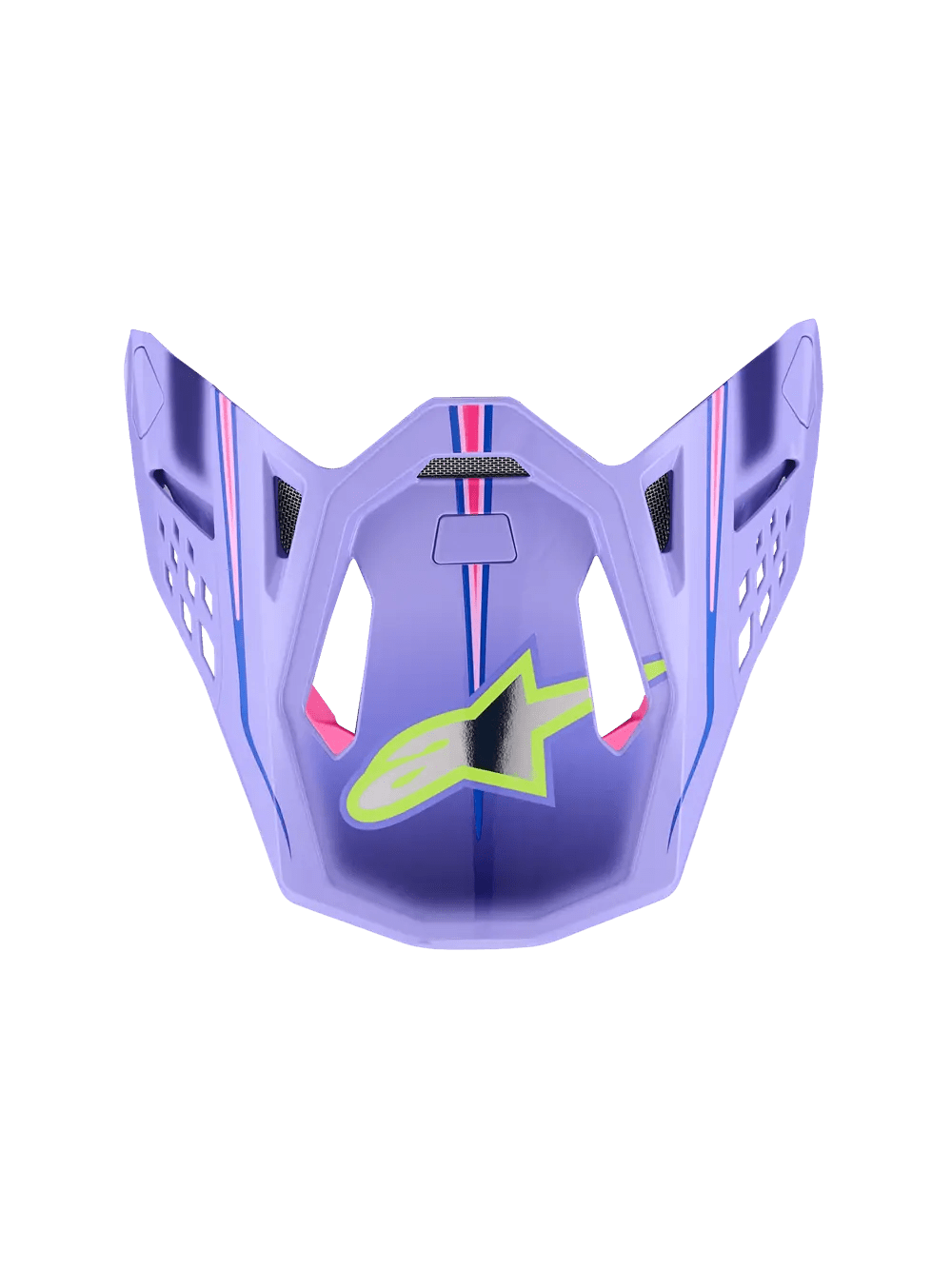 Alpinestars S-M10 Jett válvula de casco – Morado, Rosa flúor, Amarillo flúor brillante - MxProStoreParts