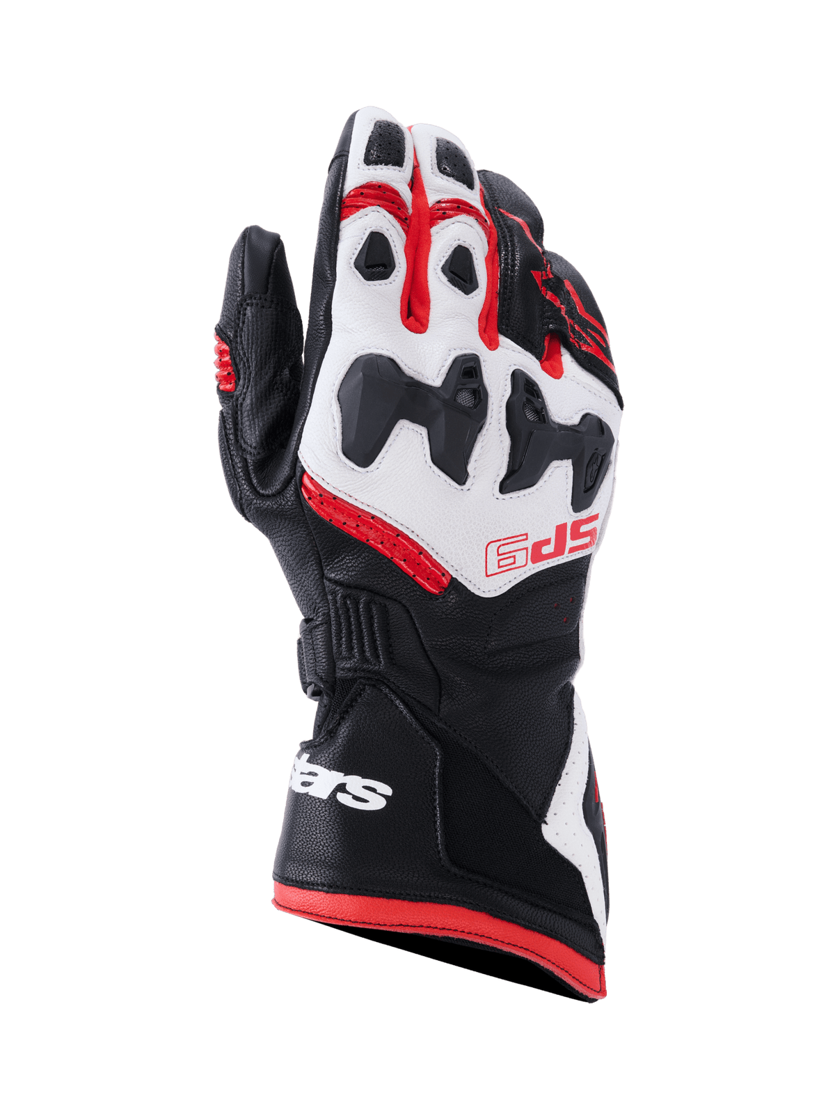 Alpinestars Gloves SP-9 Black/White/Red - MxProStoreParts