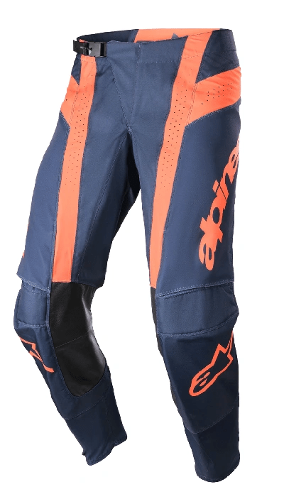Alpinestars 2023 Techstar Arch Adult Motocross Pants Dark Blue / Hot Orange - MxProStoreParts