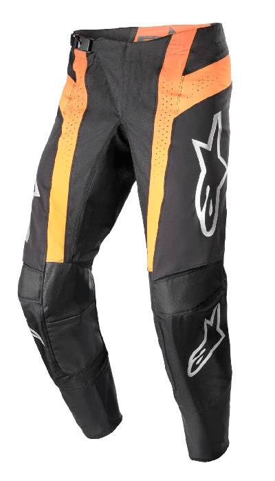 Alpinestars 2023 Techstar Sein Pantalones de Cross para Adultos Negro / Naranja Caliente - MxProStoreParts