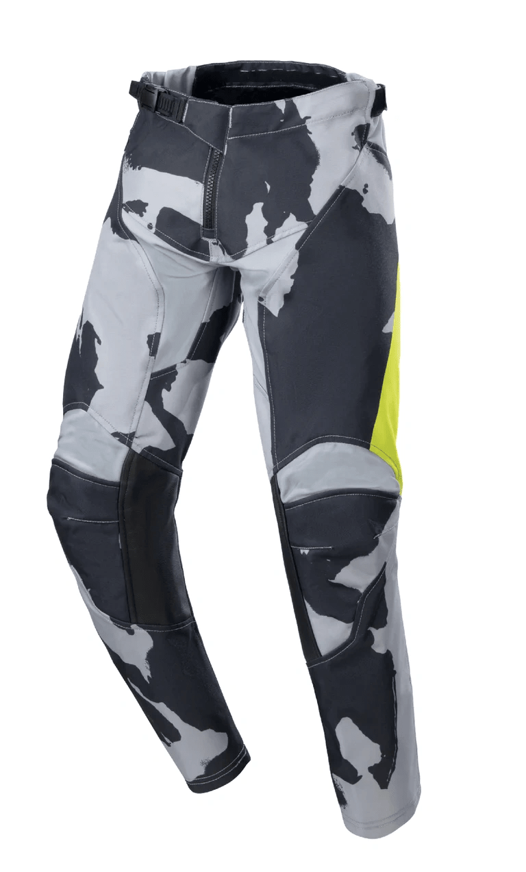 Alpinestars 2023 Racer Tactical Kids' Motocross Pants Fluorescent Yellow / Camo - MxProStoreParts
