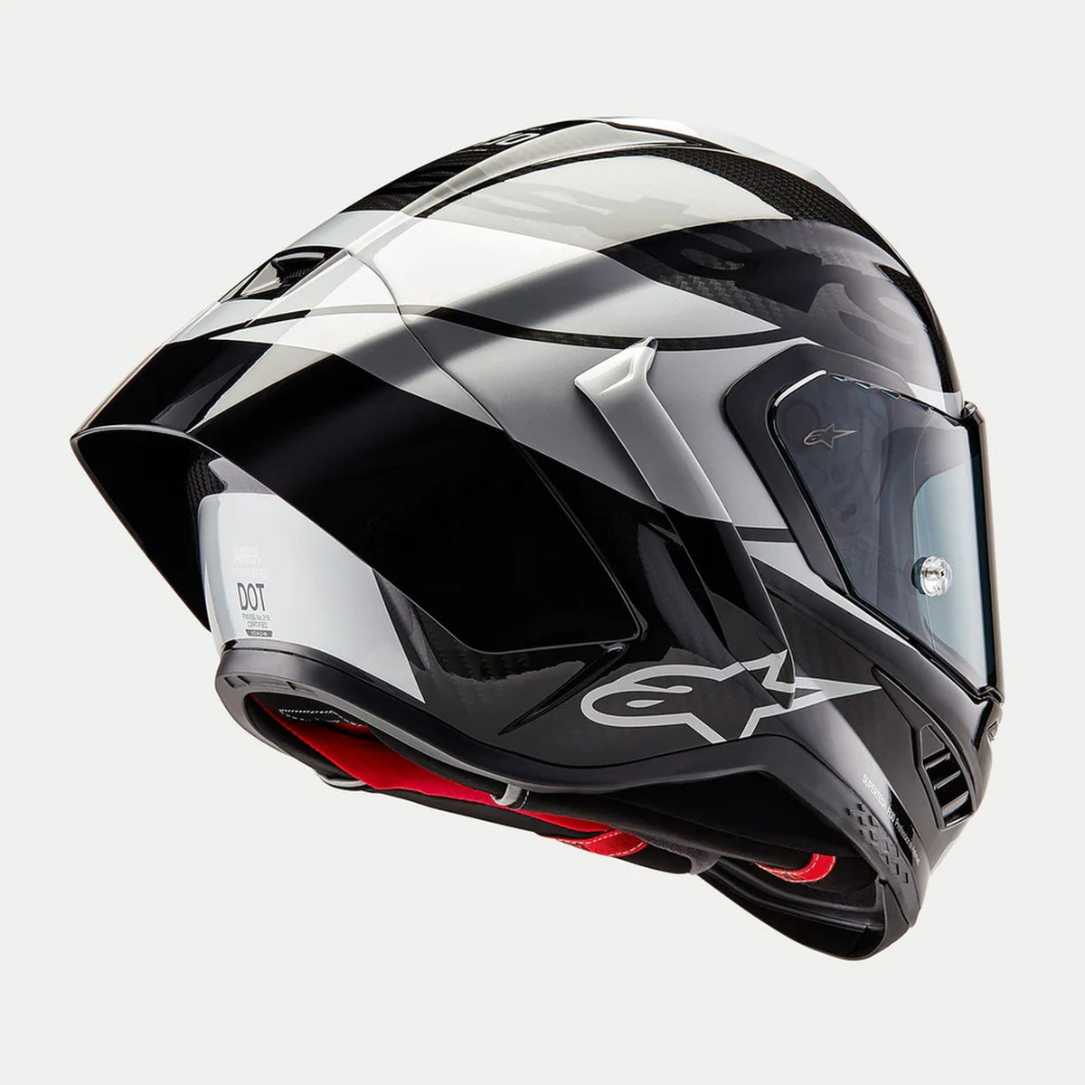Alpinestars Helmet Supertech R10 Element Black/Carb/Silver - MxProStoreParts