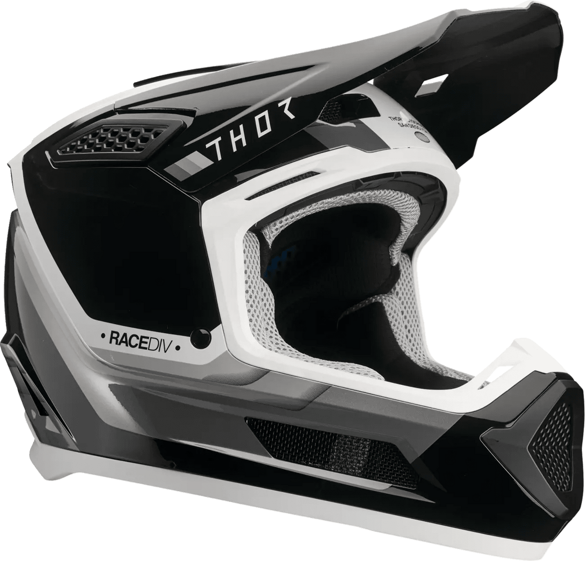 THOR Fleet Defy casco cross – Negro/Gris/Blanco - MxProStoreParts
