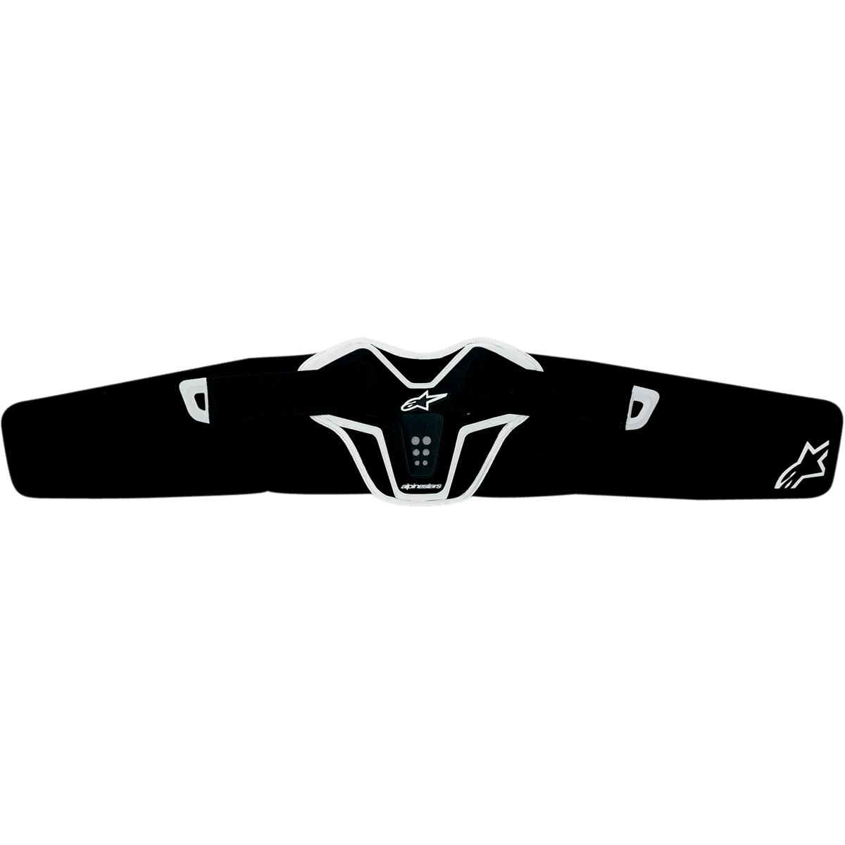 Alpinestars Saturn Ceinture de Taille à Panneau TPR Renforcé Noir et Blanc - MxProStoreParts