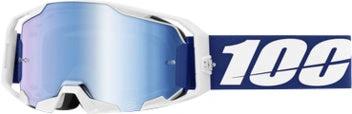100% Armatic Gafas de motocross Azul - Lente espejo azul (colección 2025) - MxProStoreParts