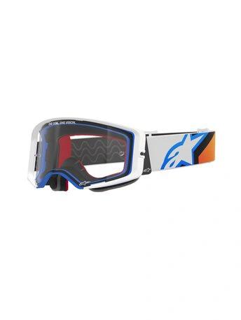 Alpinestars Supertech Corp Schutzbrille – Blau Orange Klar – MxProStoreParts