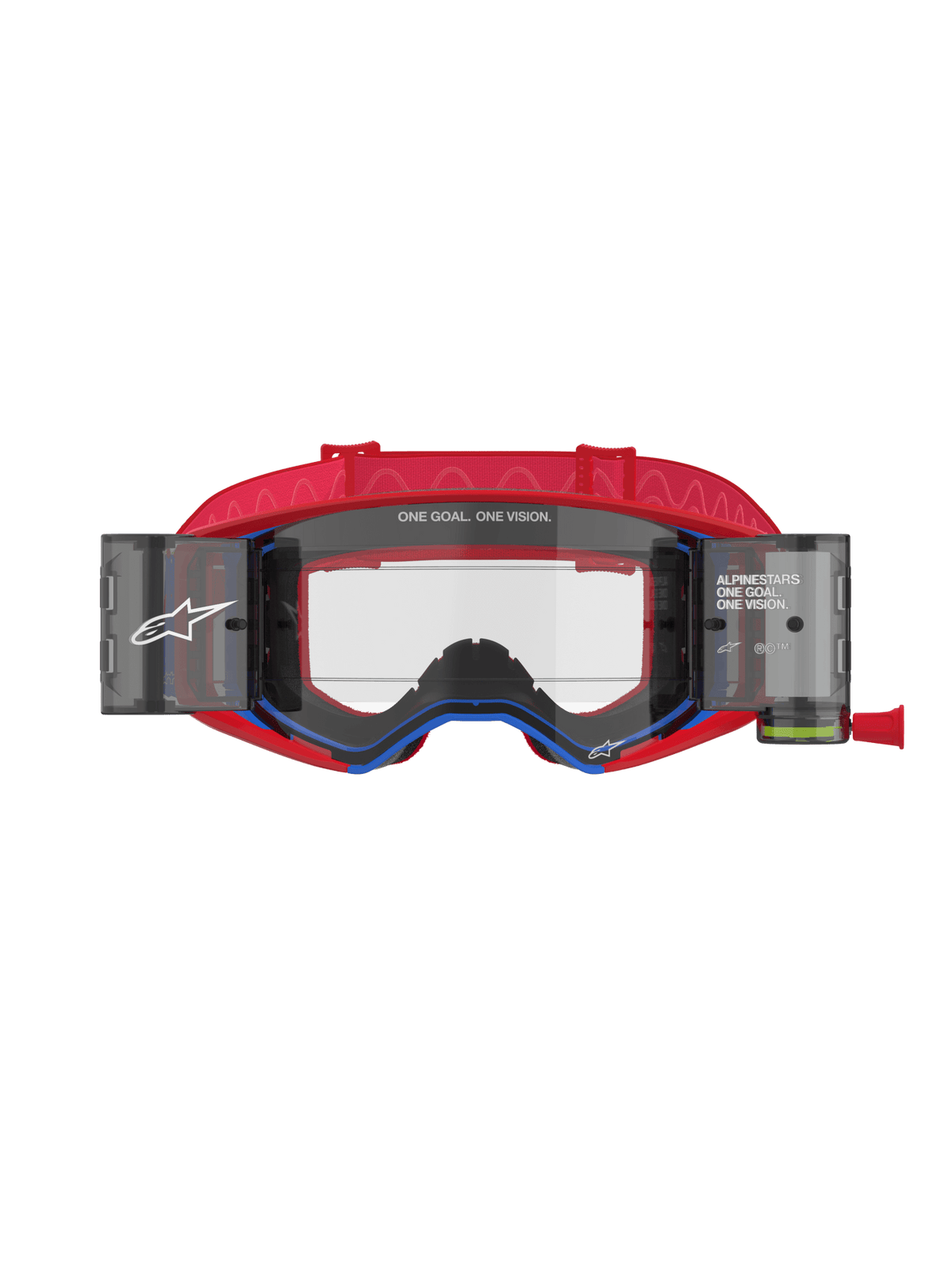 Alpinestars Supertech Corp Lunettes de sécurité Roll-Off Rouge-Bleu - MxProStoreParts