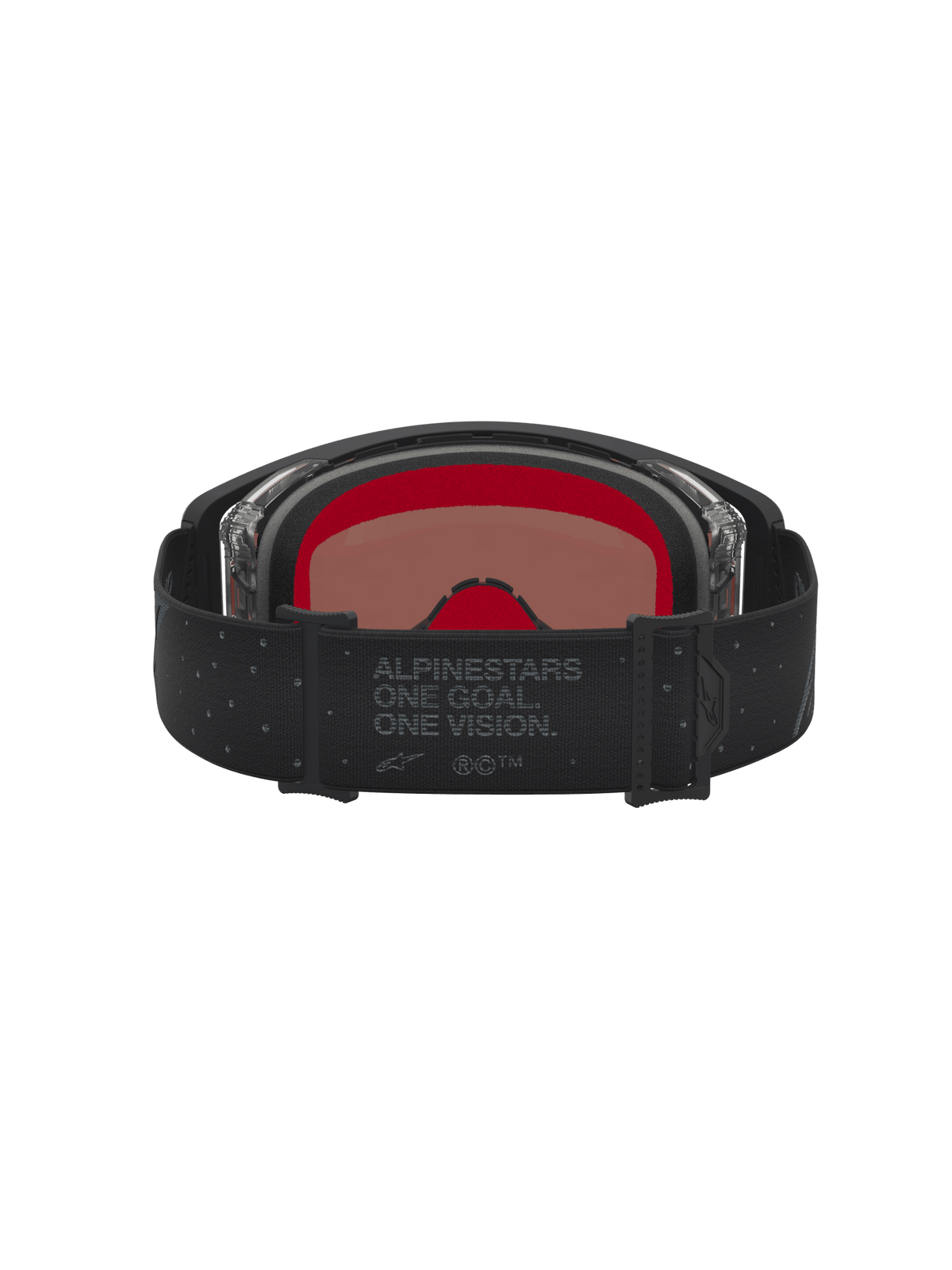 Alpinestars Supertech Cloak Gafas de seguridad negras con espejo de plata - MxProStoreParts