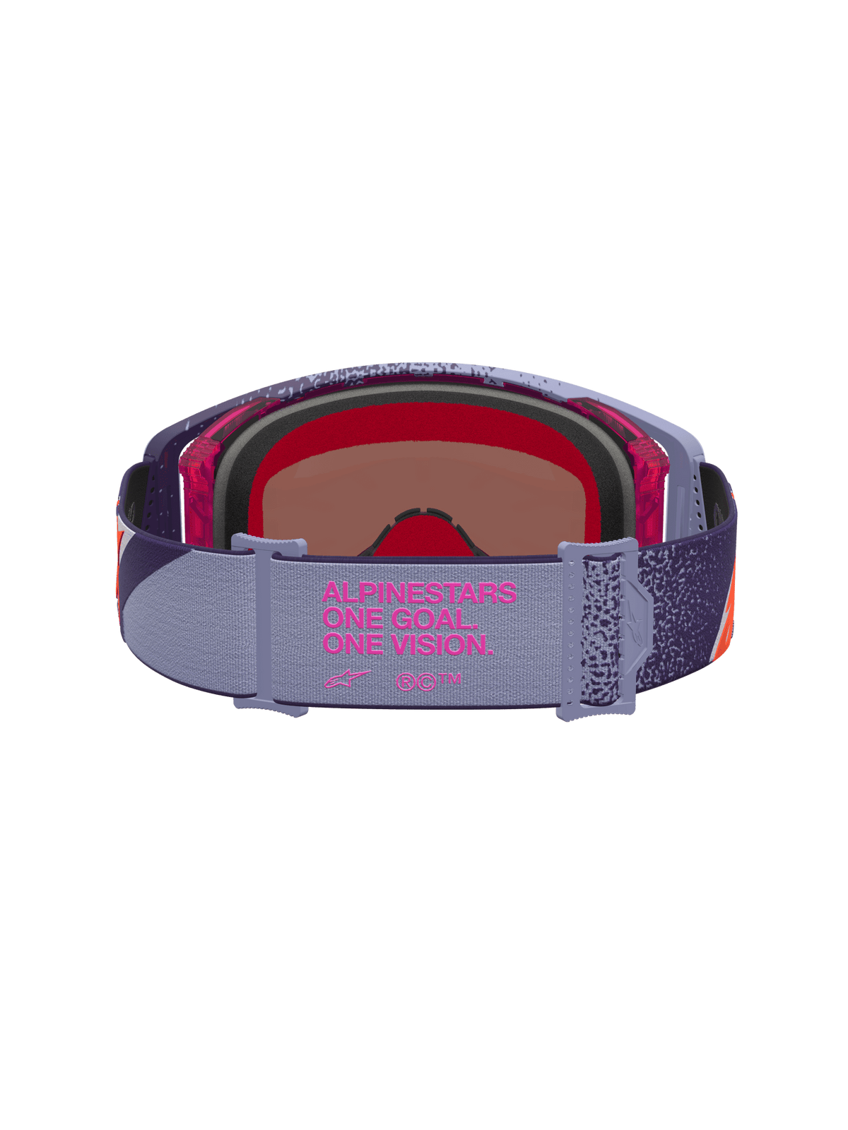 Alpinestars Supertech Hiten Lunettes de sécurité Taille Unique Violet Rouge Miroir Rose - MxProStoreParts