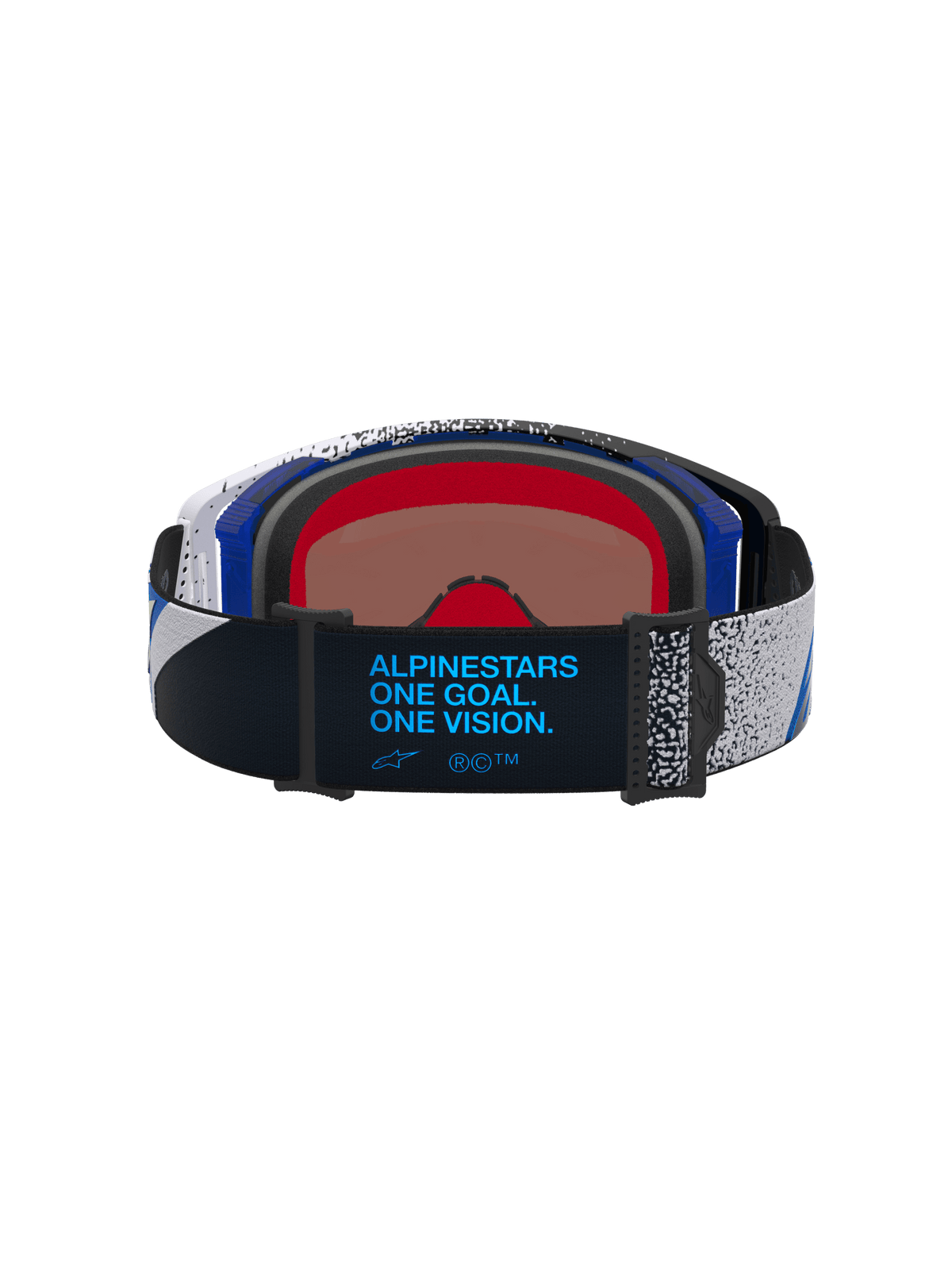 Alpinestars Supertech Hiten Lunette de sécurité Taille unique Noir Bleu Blithe Bleu Miroir - MxProStoreParts