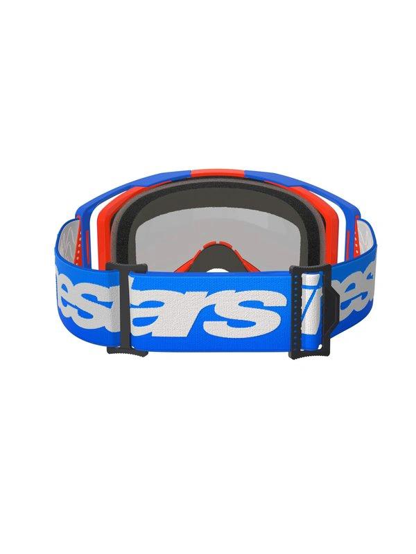 Alpinestars Vision 8 Cross Skibrille Blau/Orange mit rot verspiegelten Gläsern - MxProStoreParts