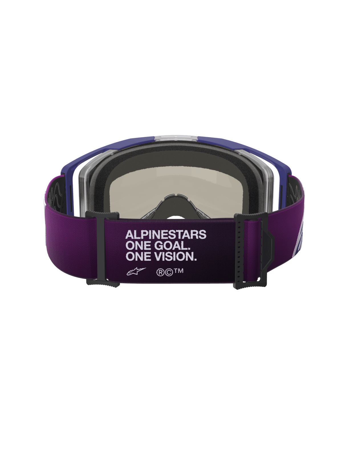 Alpinestars Vision 8 Corp Lunettes de sécurité A-Flex Violet Gris Clair Argent - MxProStoreParts