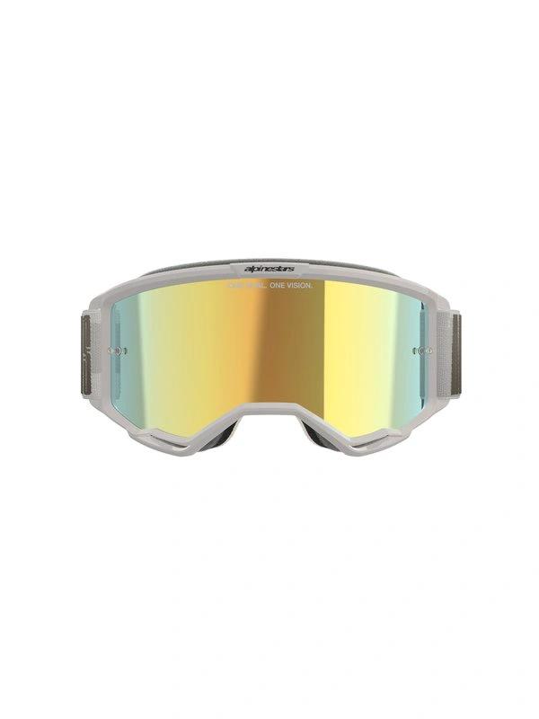 Alpinestars Vision 5 Hollow Wind mirror gold motorcycle goggles