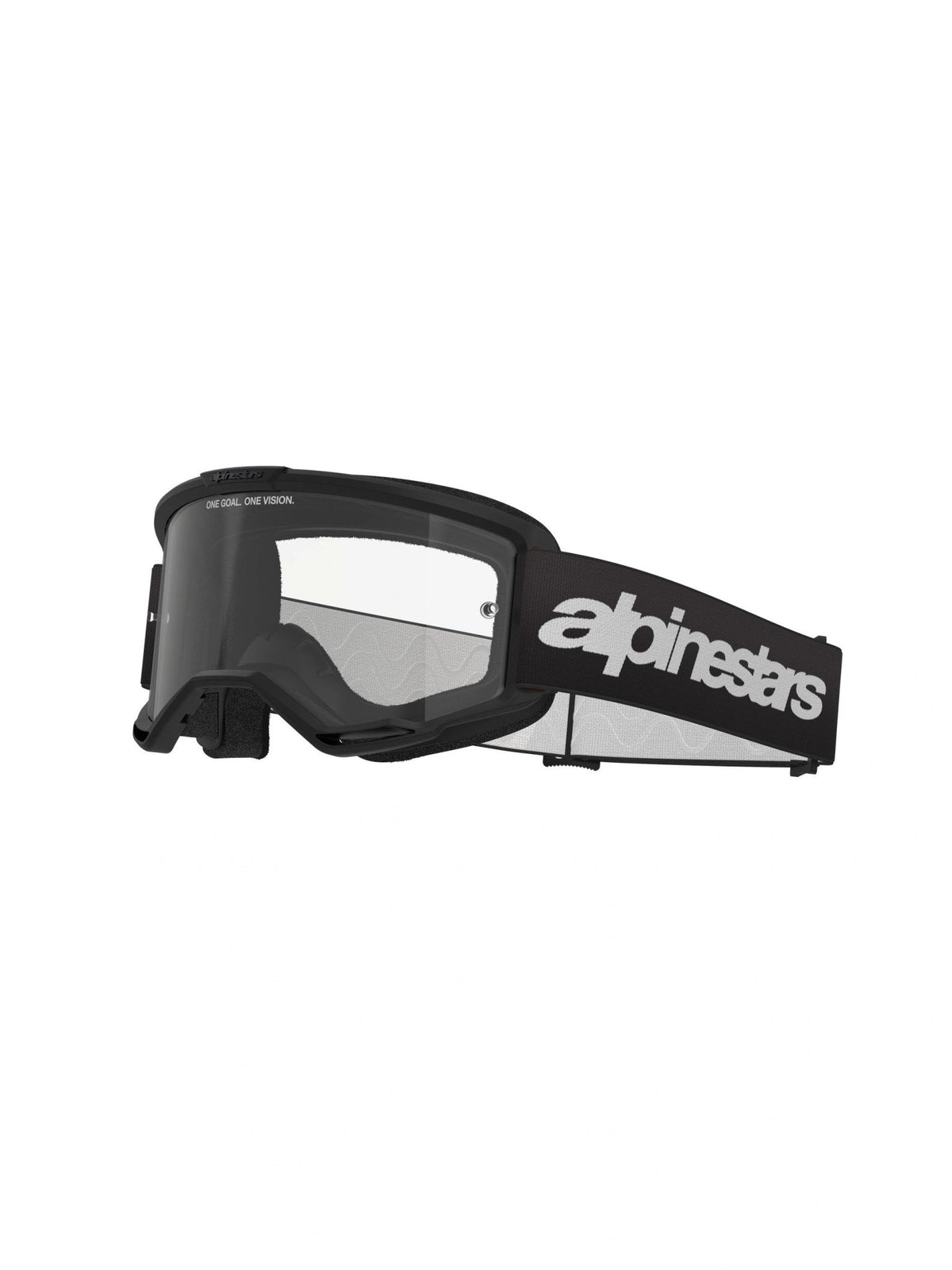 Alpinestars Vision 3 WORDMARK Goggles Black/Clear - MxProStoreParts