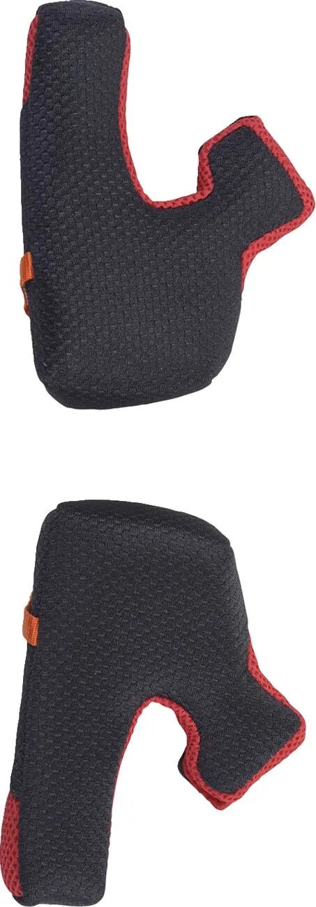 Alpinestars Missile wangkussens +5 mm – zwart/rood - MxProStoreParts