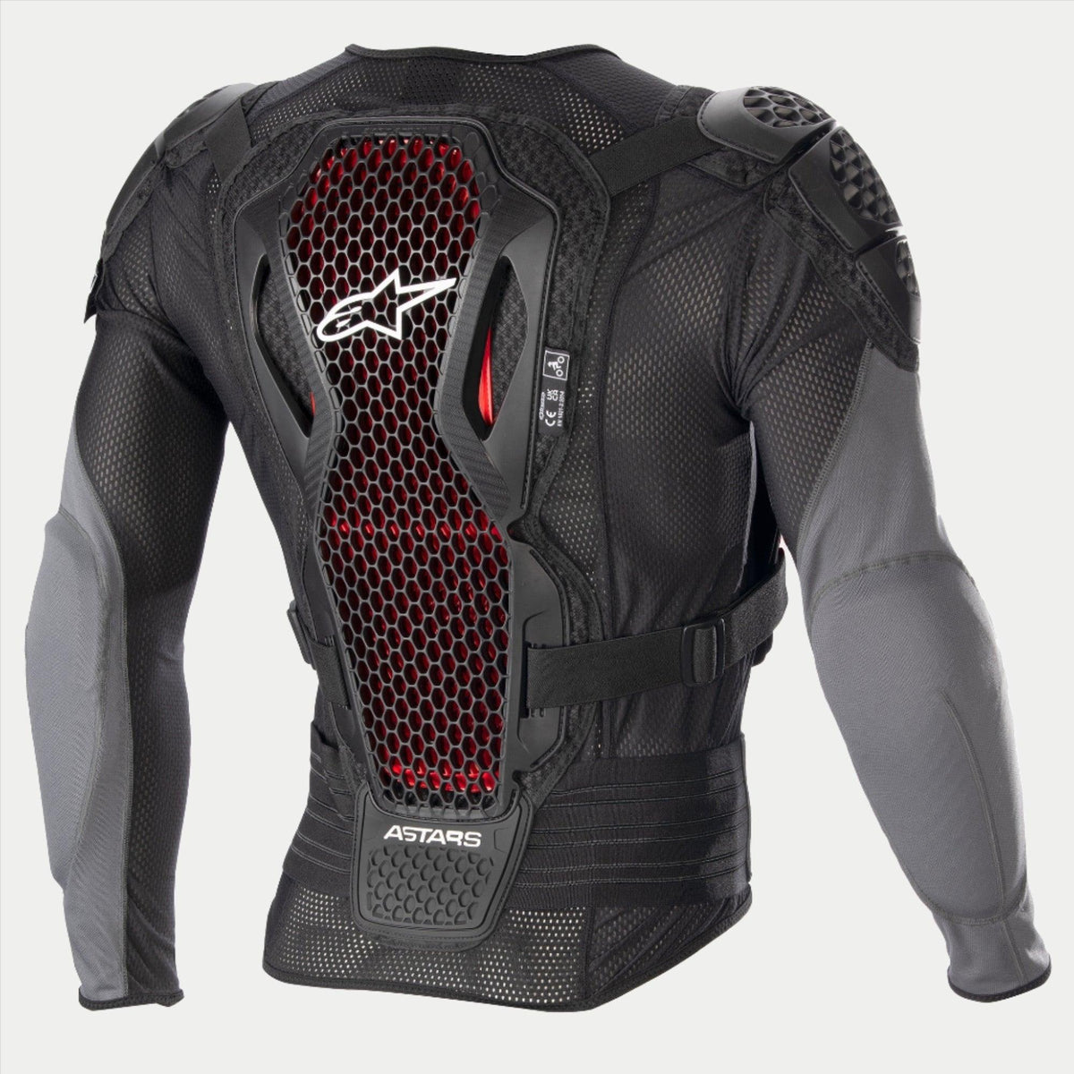 Alpinestars Bionic Plus V2 Chaqueta de protección negro, antracita y rojo - MxProStoreParts
