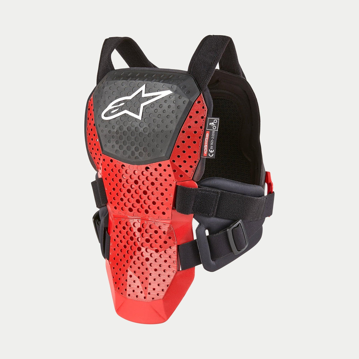 Alpinestars Bionic Tech Veste de protection pour jeunes Noir Blanc Rouge - MxProStoreParts