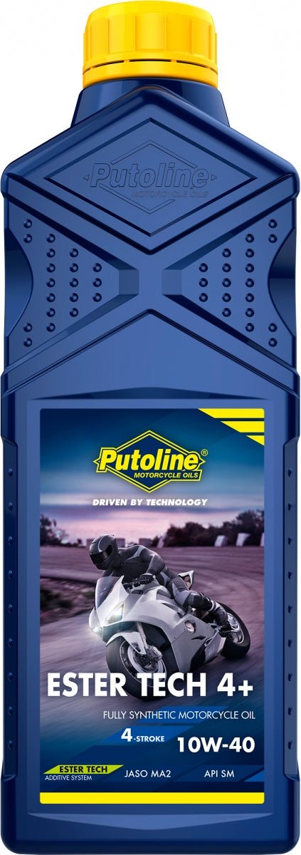 Putoline ESTER TECH 4+ 10W-40 1L FULLY SYNTHETIC, API SM, JASO MA2 - MxProStoreParts