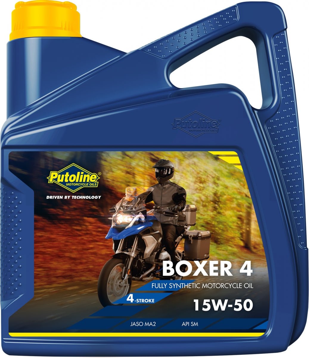 Putoline BOXER 4 15W-50 4L FULL SYNTHETIC, API SM, JASO MA2 - MxProStoreParts