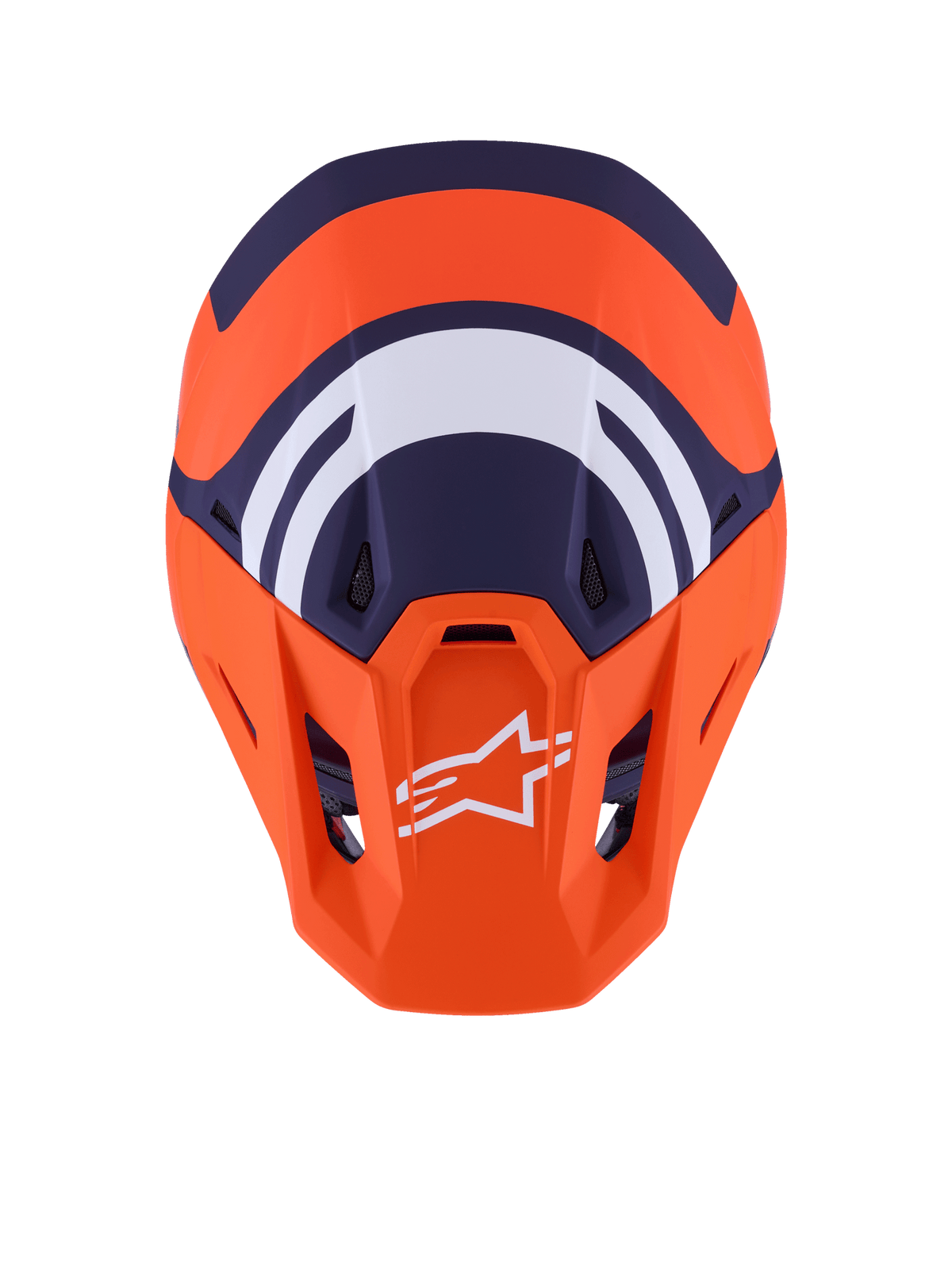 Alpinestars S-M7 Core Casque ECE 22.06 Orange Bleu Mat - MxProStoreParts
