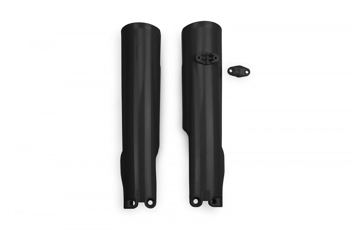 Protectores de horquilla delantera UFO Negro (Réplica 2023) para KTM, Husqvarna y Gas Gas - MxProStoreParts