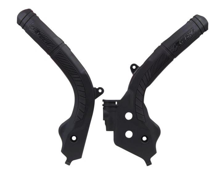 Protectores de bastidor Racetech negro para KTM 16-18 y Husqvarna 16- y Gas Gas - MxProStoreParts