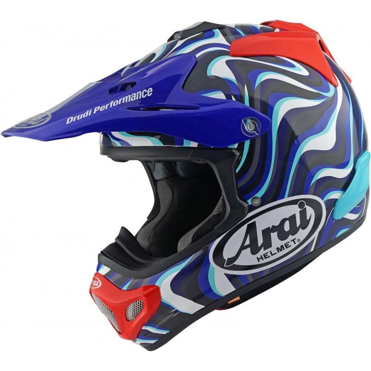 Arai Crosshelm MX-V Evo Azul Stream - MxProStoreParts