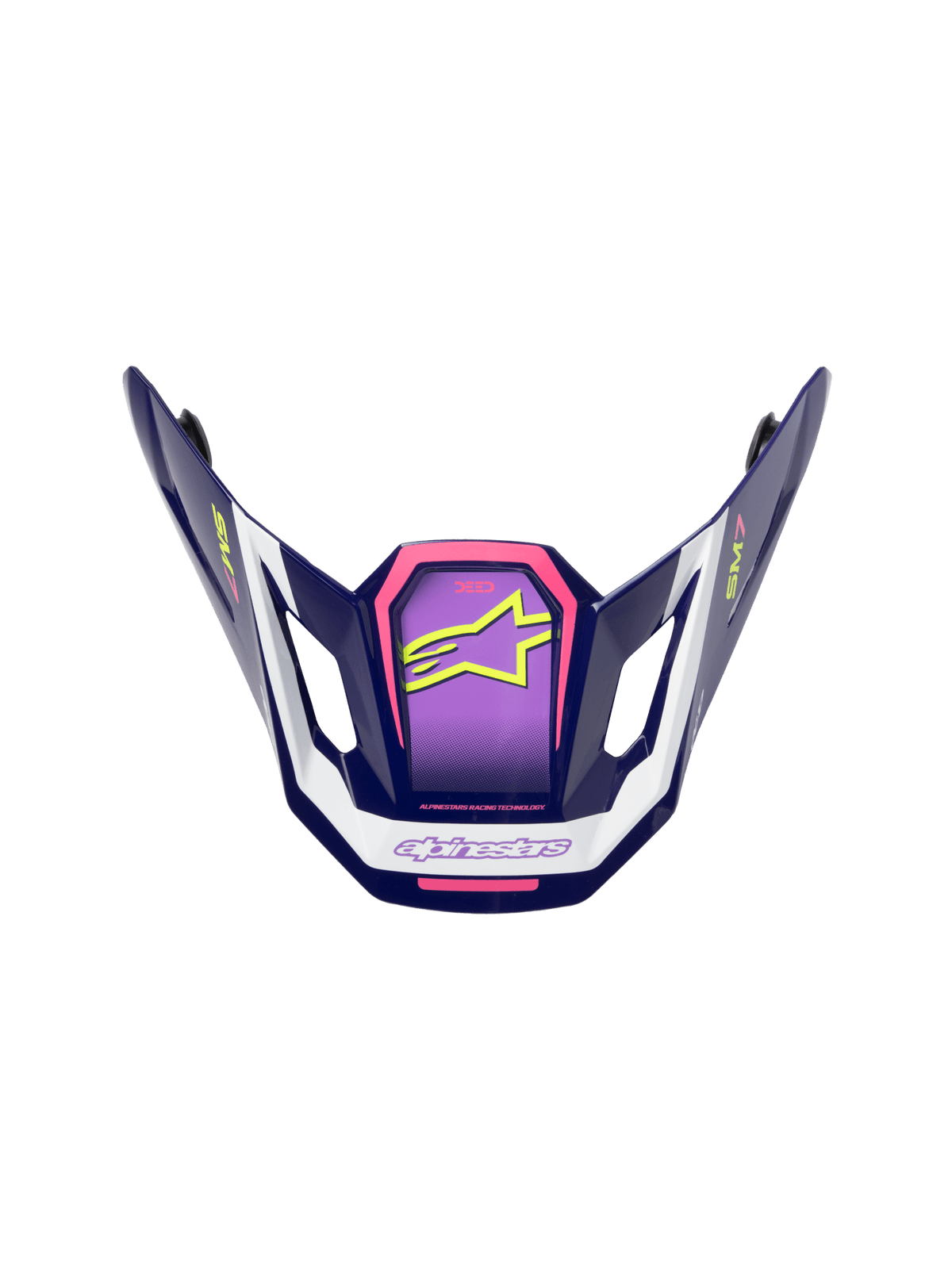 Alpinestars S-M7 Deed Vizier – Paars roze glans - MxProStoreParts