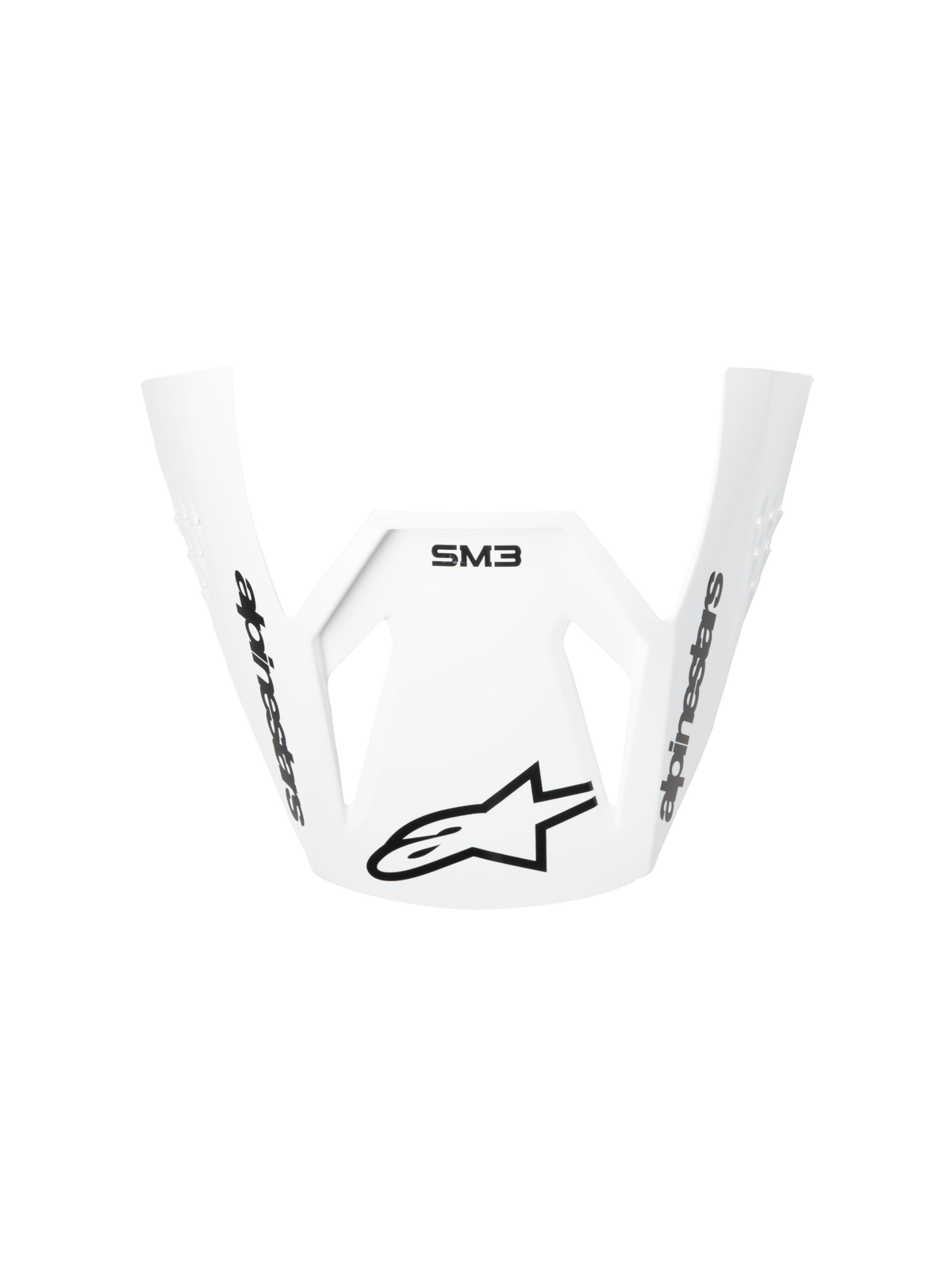 Alpinestars S-M3 Radium Vizier – Zwart wit grijs glans - MxProStoreParts