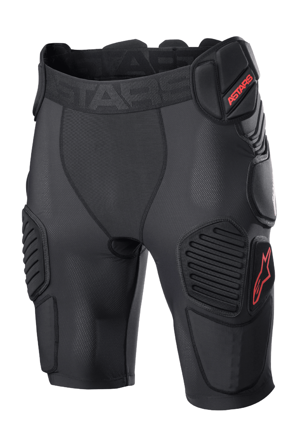 Alpinestars Bionic Pro Pantalón corto protector – Negro rojo - MxProStoreParts