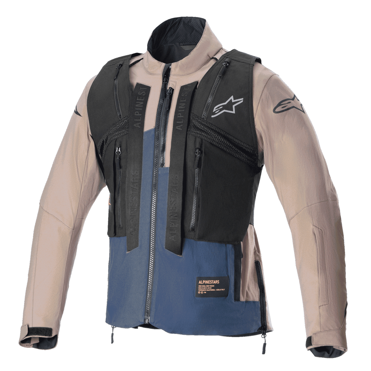 Alpinestars Techdura Veste – Valk brun marine nuit - MxProStoreParts