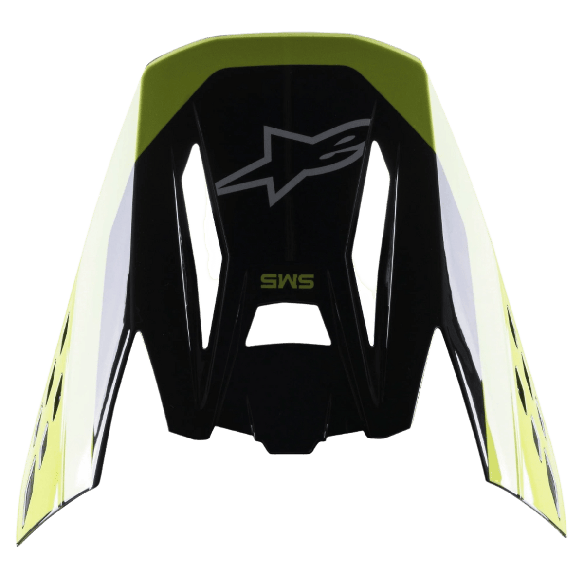 Alpinestars S-M5 Beam Vizier – Negro amarillo flúor brillo - MxProStoreParts