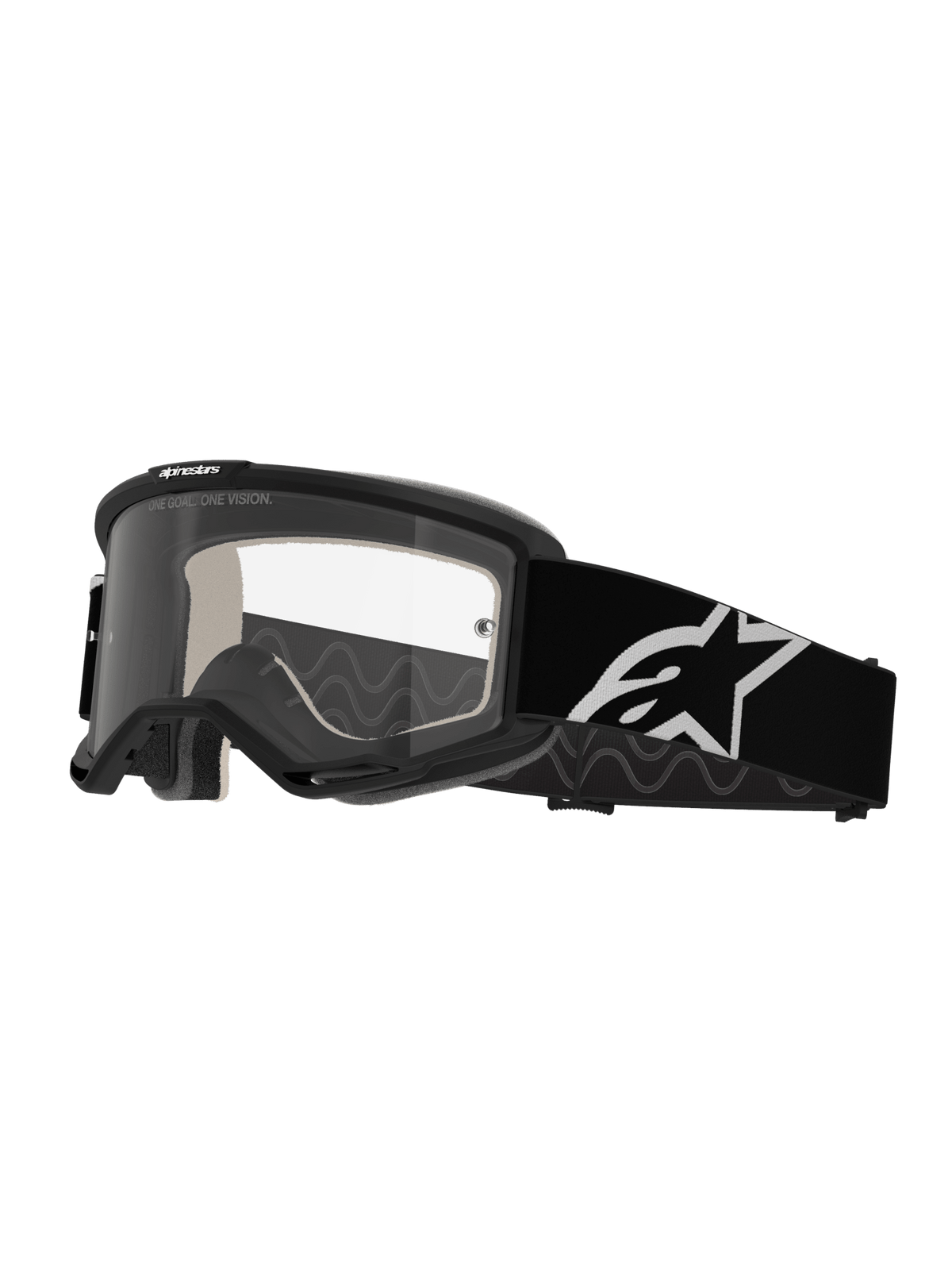 Alpinestars Vision 5 Corp Crossbril – Zwart helder - MxProStoreParts