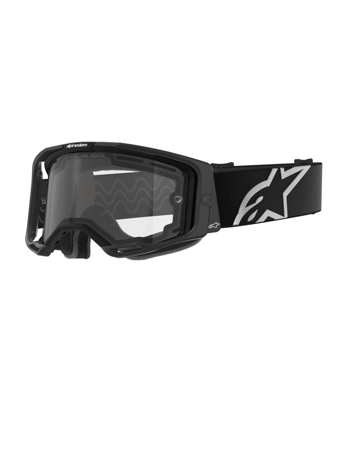 Alpinestars Vision 8 Corp Lunettes de cross - Double vitrage – Double vitrage noir transparent - MxProStoreParts