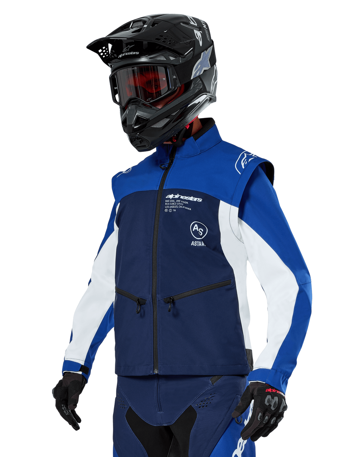 Alpinestars Lite-Dura Softshell Jas – Marine helderblauw wit - MxProStoreParts
