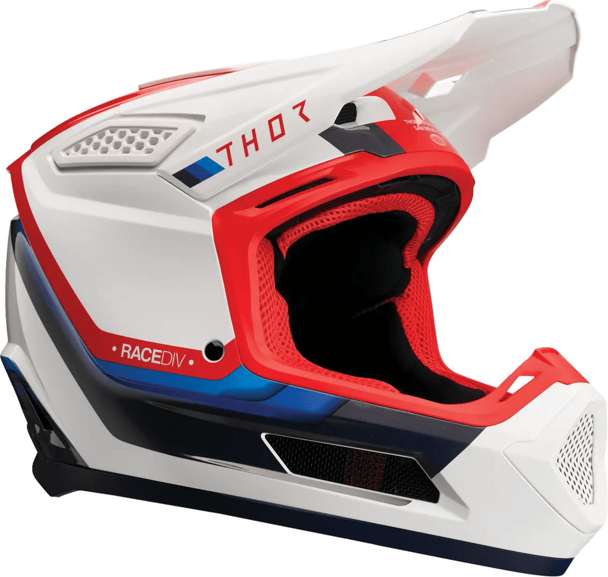 Casque cross THOR Fleet Defy – Noir/Bleu/Rouge/Blanc - MxProStoreParts