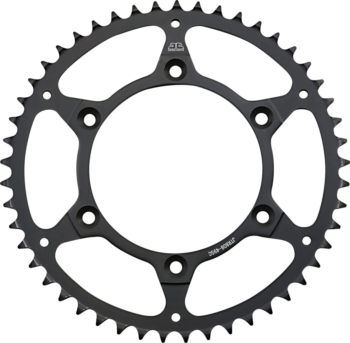 Piñón trasero de acero con ranuras para barro JT JTR808.49SC - MxProStoreParts