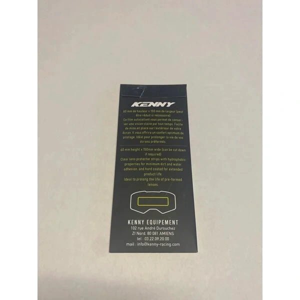 Kenny Clear Vision Universel (Paquet de 4) 60 mm - MxProStoreParts