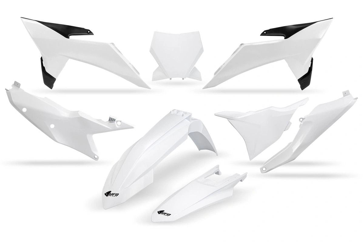 Kit de plásticos UFO para KTM SX125 SX125 SX250 SXF250 SXF350 SXF450 2025 Blanco - MxProStoreParts