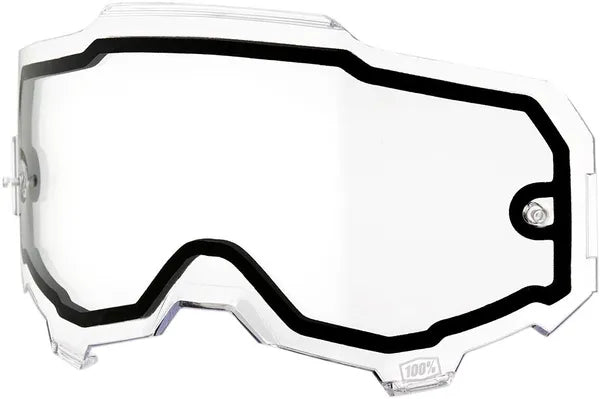 100% Armega dubbele brillens – helder - MxProStoreParts