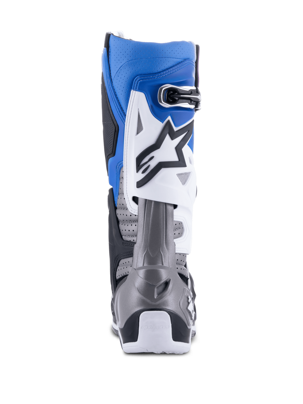Alpinestars Tech 10 Supervented Botas de Cross – Negro / Azul Eléctrico / Morado / Blanco - MxProStoreParts