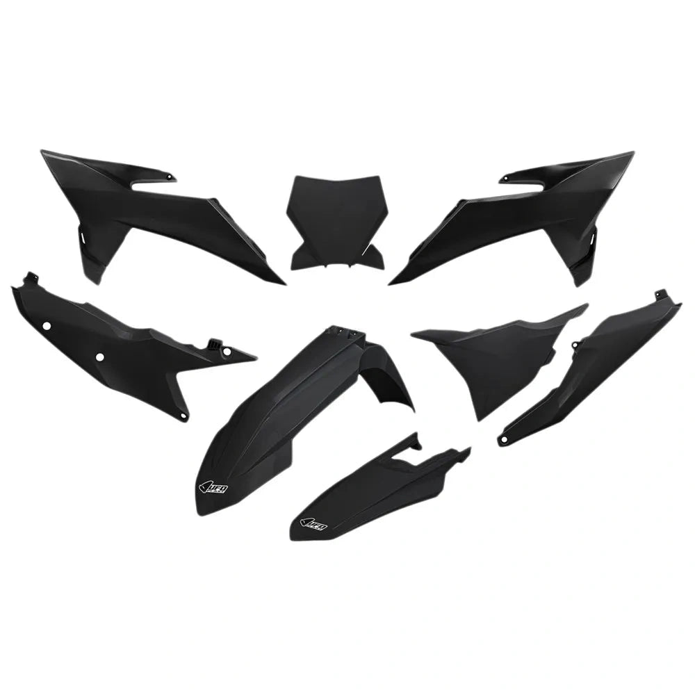 UFO Kit de plastique pour Ktm SX 125 2025 - Noir - MxProStoreParts
