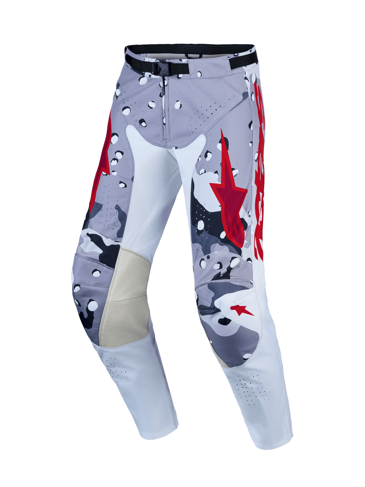 Alpinestars Racer Air Lone Pantalon 2027 – Gris Camo Blanc Feu Rouge - MxProStoreParts