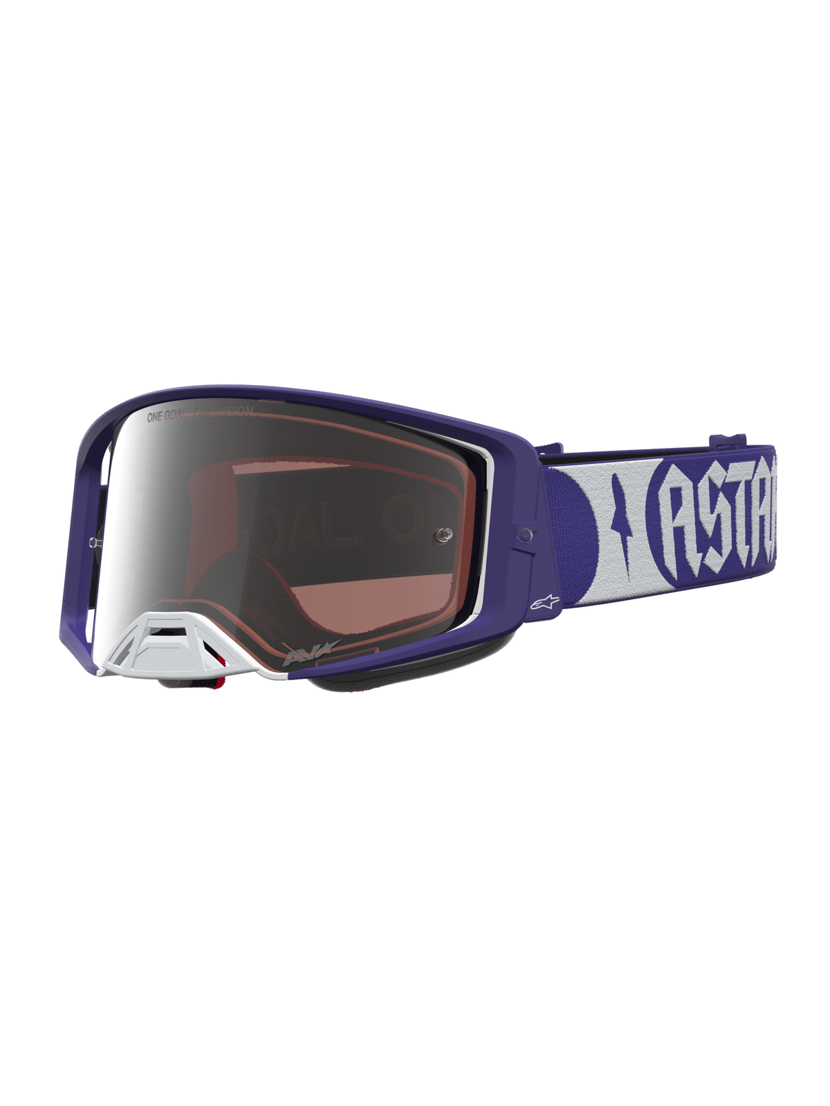 Alpinestars Supertech Atrox Gafas de cross – Azul intenso blanco espejo plata - MxProStoreParts